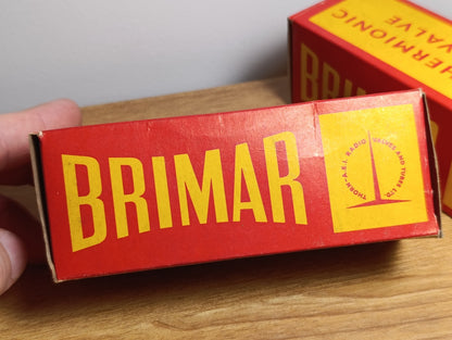 MATCHED PAIR 6L6GA 6l6BRIMAR  MADE IN ENGLAND SAME DATE (2PCS.)