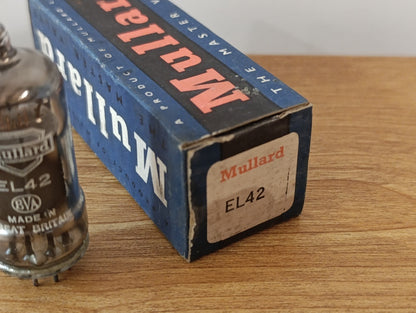 MULLARD EL42 D-GETTER Blackburn Valve Tube NOS NIB (1 Piece.)