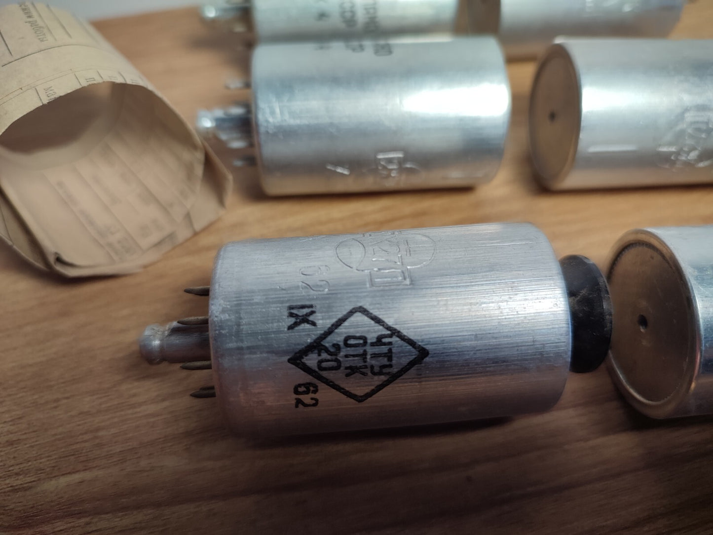 6x 2J27L (RV2, 4P700) UdSSR HF PENTODE (NEU, NOS) Röhre 2Ż27Ł 2Z27L 2SH27L 2J27L