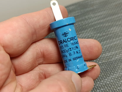 1PCS. DRALORIC R85 3KW 800PF Ceramic Capacitor HAM radio high voltage