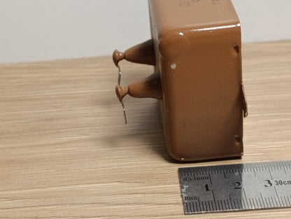 2pcs. Military Soviet Capacitor 0.25uF 1500V 10% KBG PiO Paper Oil 0,25uF 1.5kV