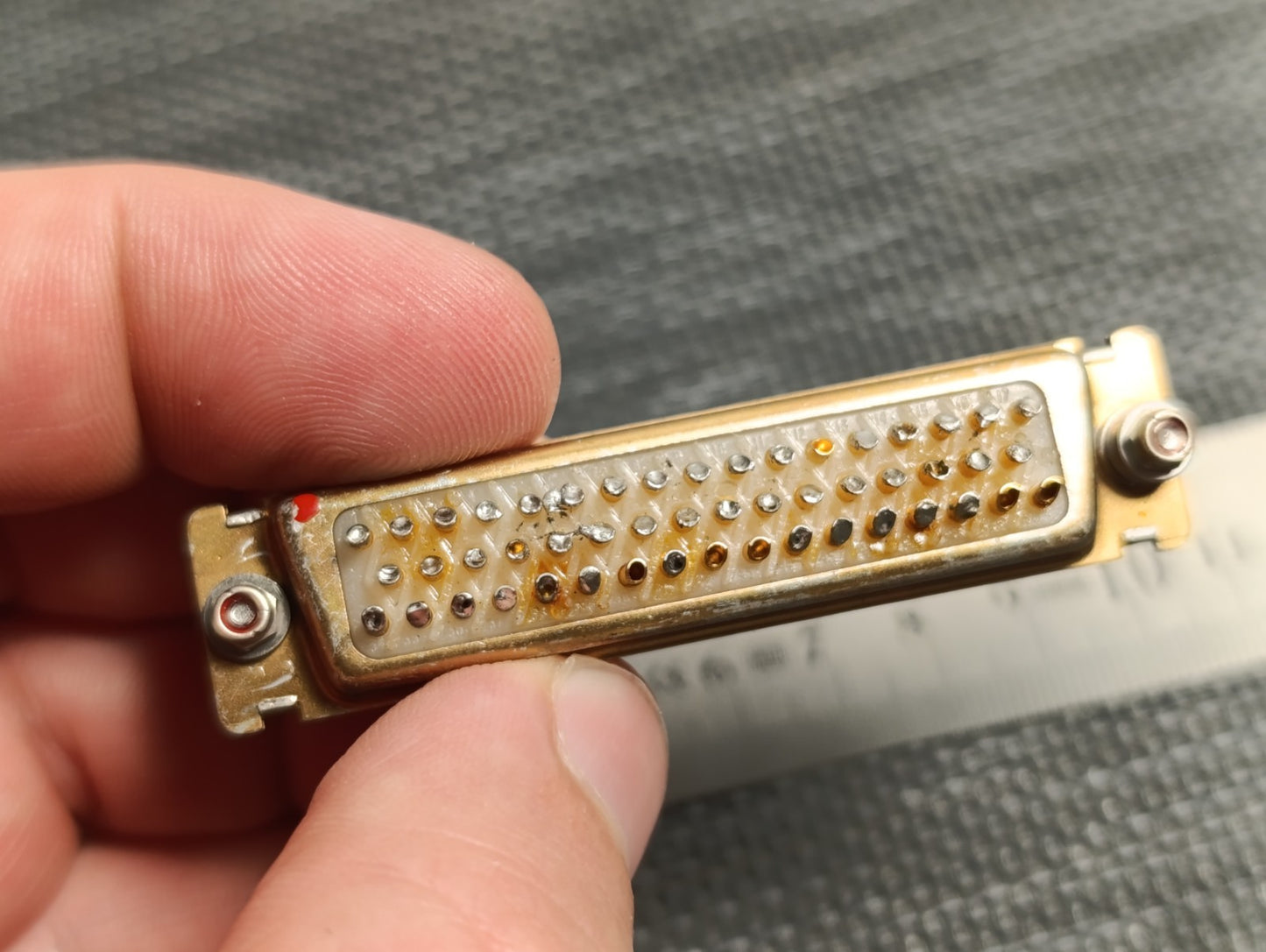 CINCH DDF-50S CONNECTOR 50 Pin USA made USED d-sub