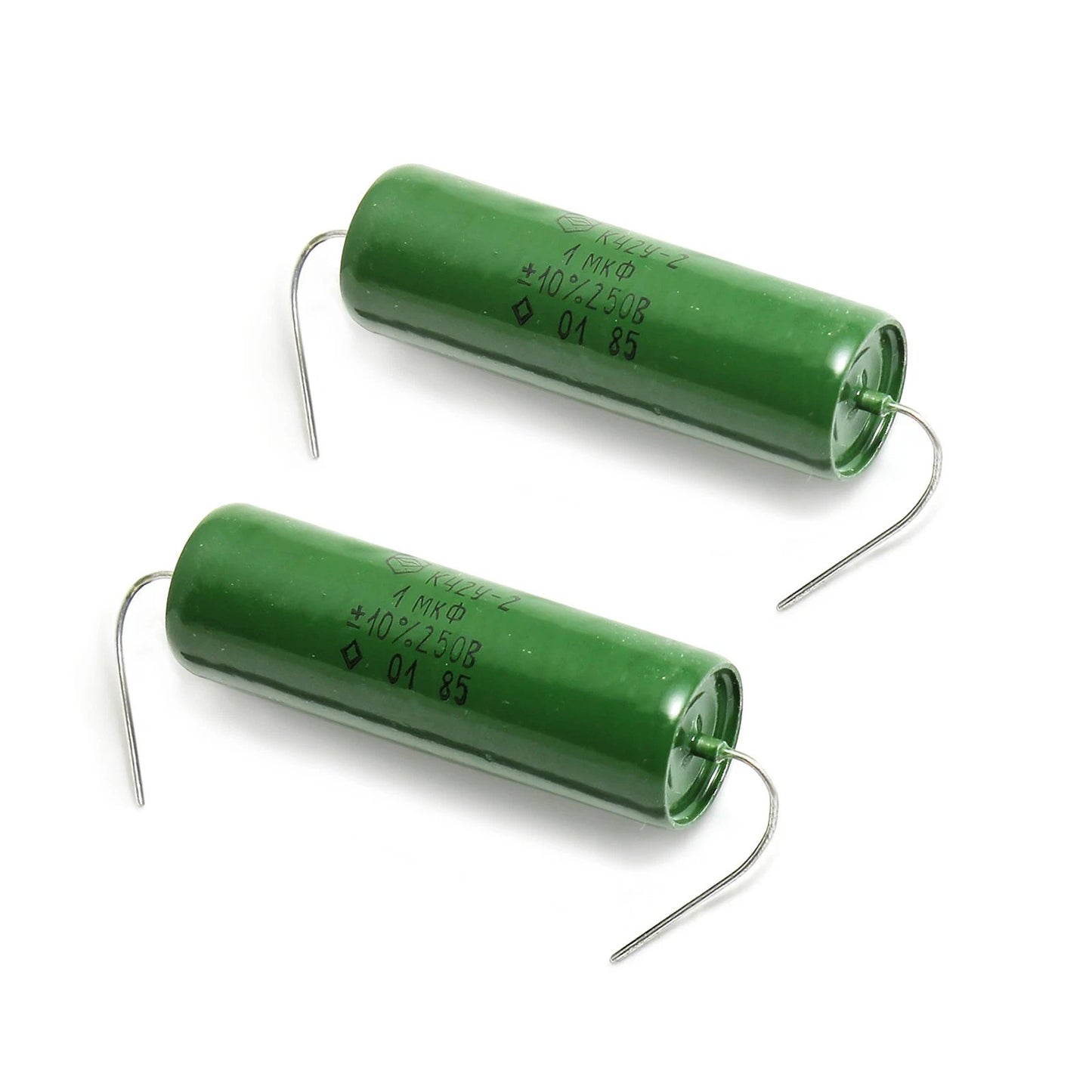 8pcs PIO Capacitor 1uF 250V K42Y-2 Paper in Oil Audio Amp Mil-Spec USSR NOS