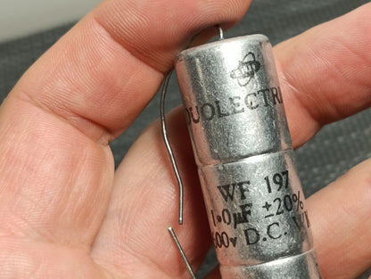 1pcs. DUOLECTRIC WF 197 CAPACITOR 1UF 600V NOS /NEW