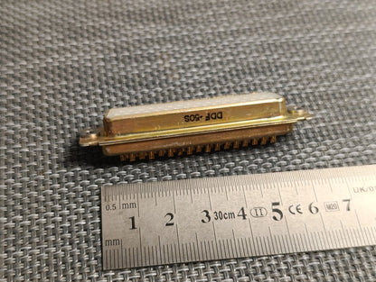 CINCH DDF-50S CONNECTOR 50 Pin USA made NEW d-sub