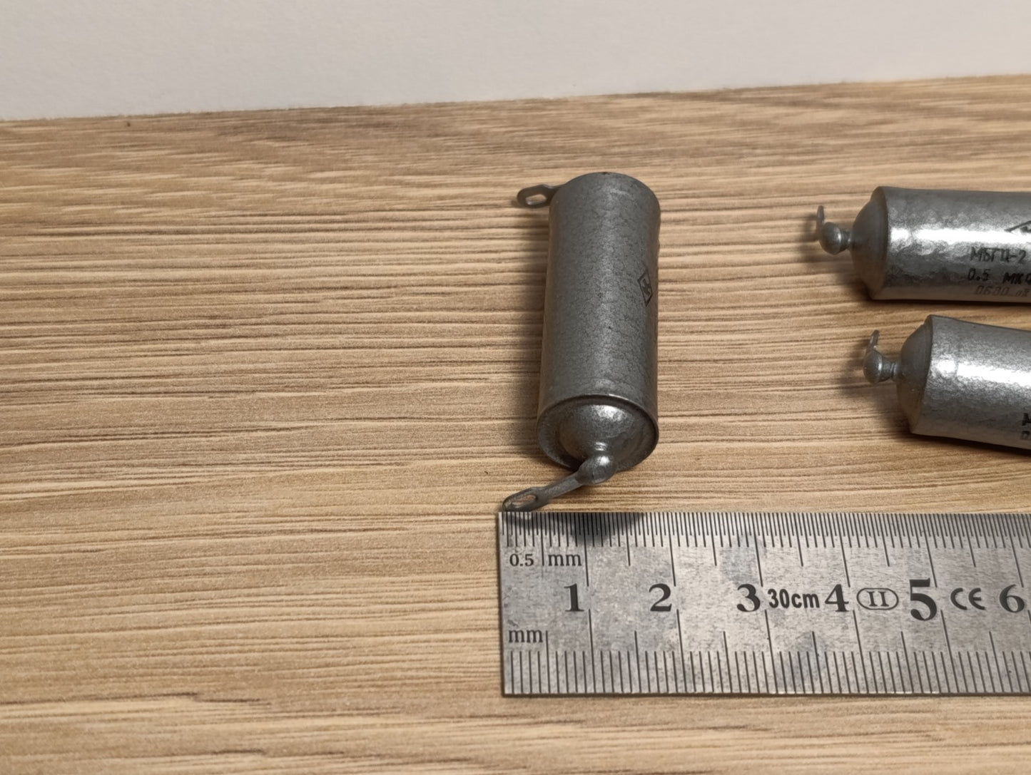 4pcs. 0.5 0,5uF 200V MBGCH-1A Paper-In-OiL PIO AUDIO CAPACITORS NOS NEW