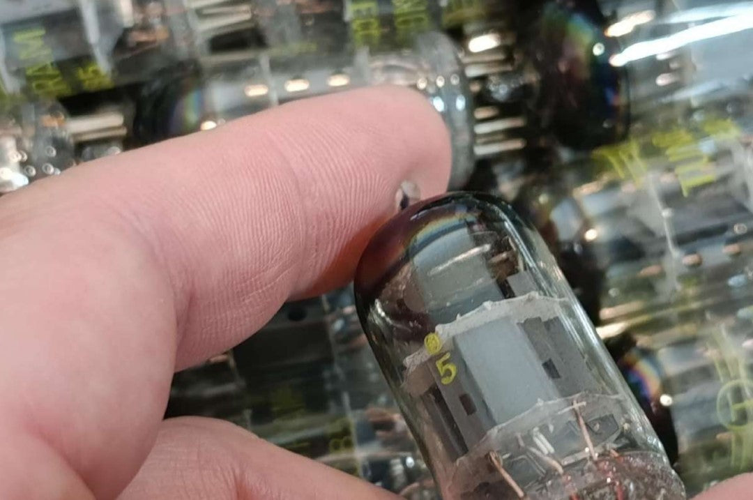 1pcs. ECC85 TUNGSRAM HUNGARY Audio Dual TRIODE TUBE 6AQ8 1959 year