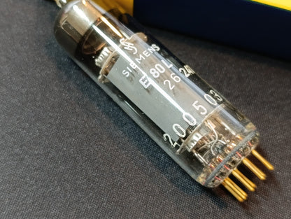 E80L / SIEMENS PIN GOLD / VALVE ( ELECTRONIC TUBE ) NOS NIB BOXED