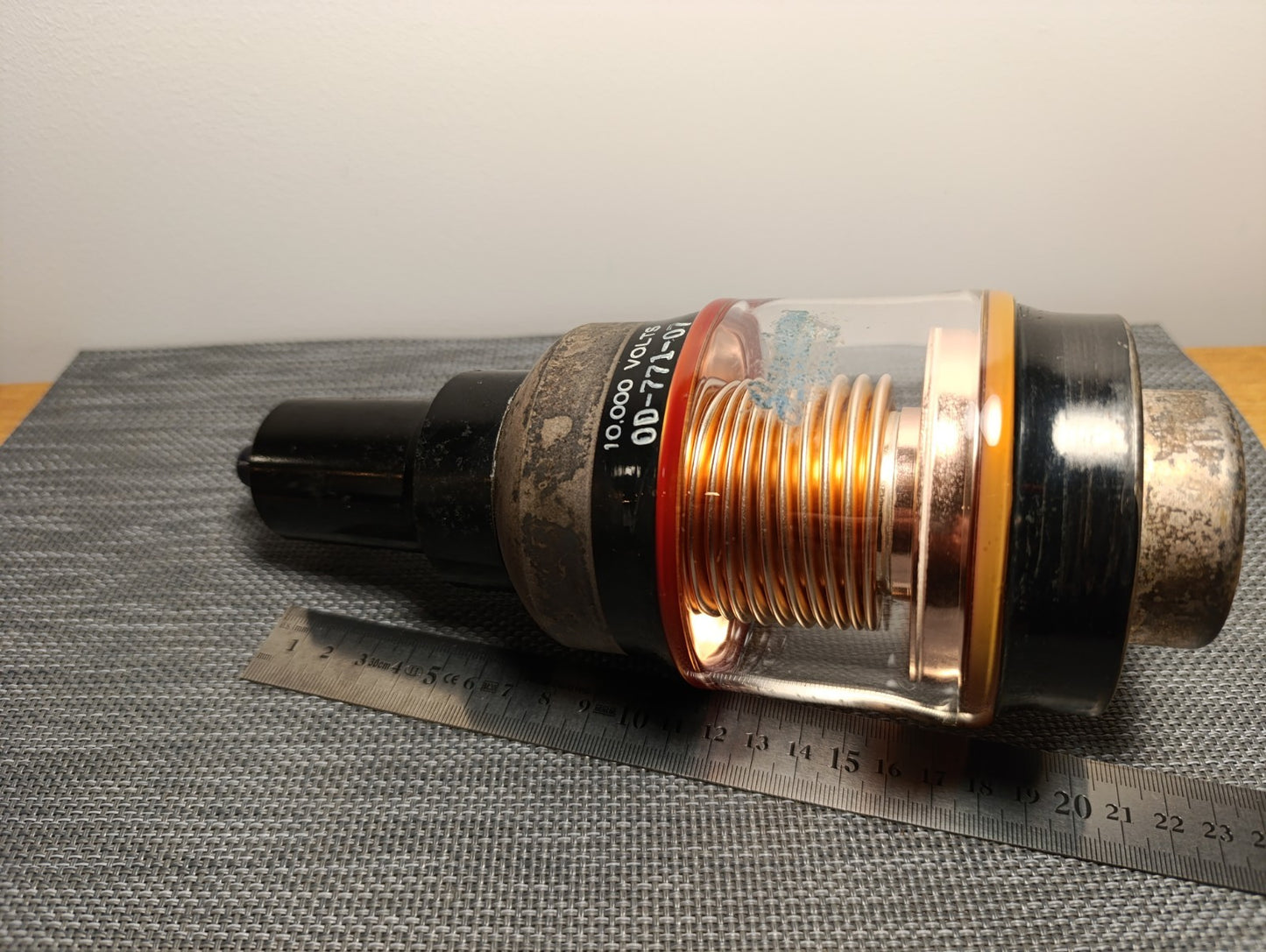 Used TT/Jennings Variable Glass Vacuum Capacitor UCSX-700 300-1000PF 7.5kV 60A