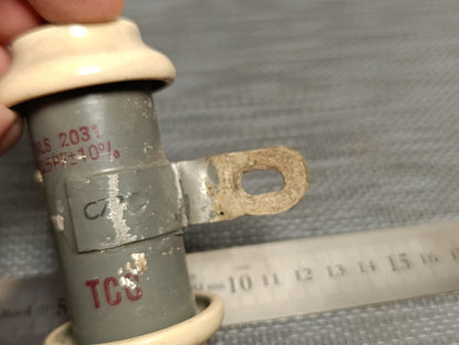 Feed Thru Capacitor 125pf 10kv TCC HLS 2031  (Pull) USED