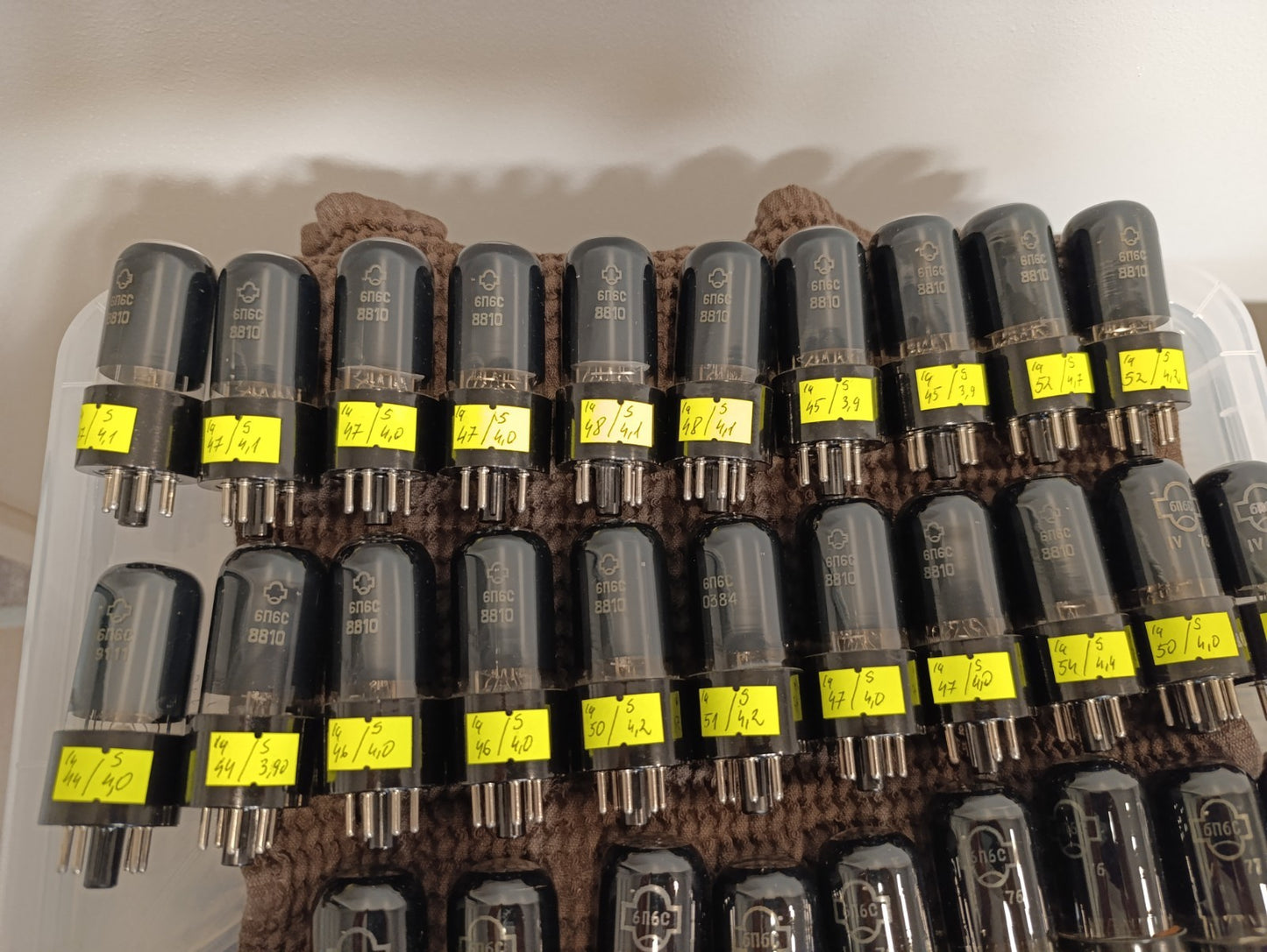 2x 6P6S / 6V6GT / 6П6С / 6P6P MATCHED PAIR (2pcs) 1980's VALVES / TUBES NEW NOS
