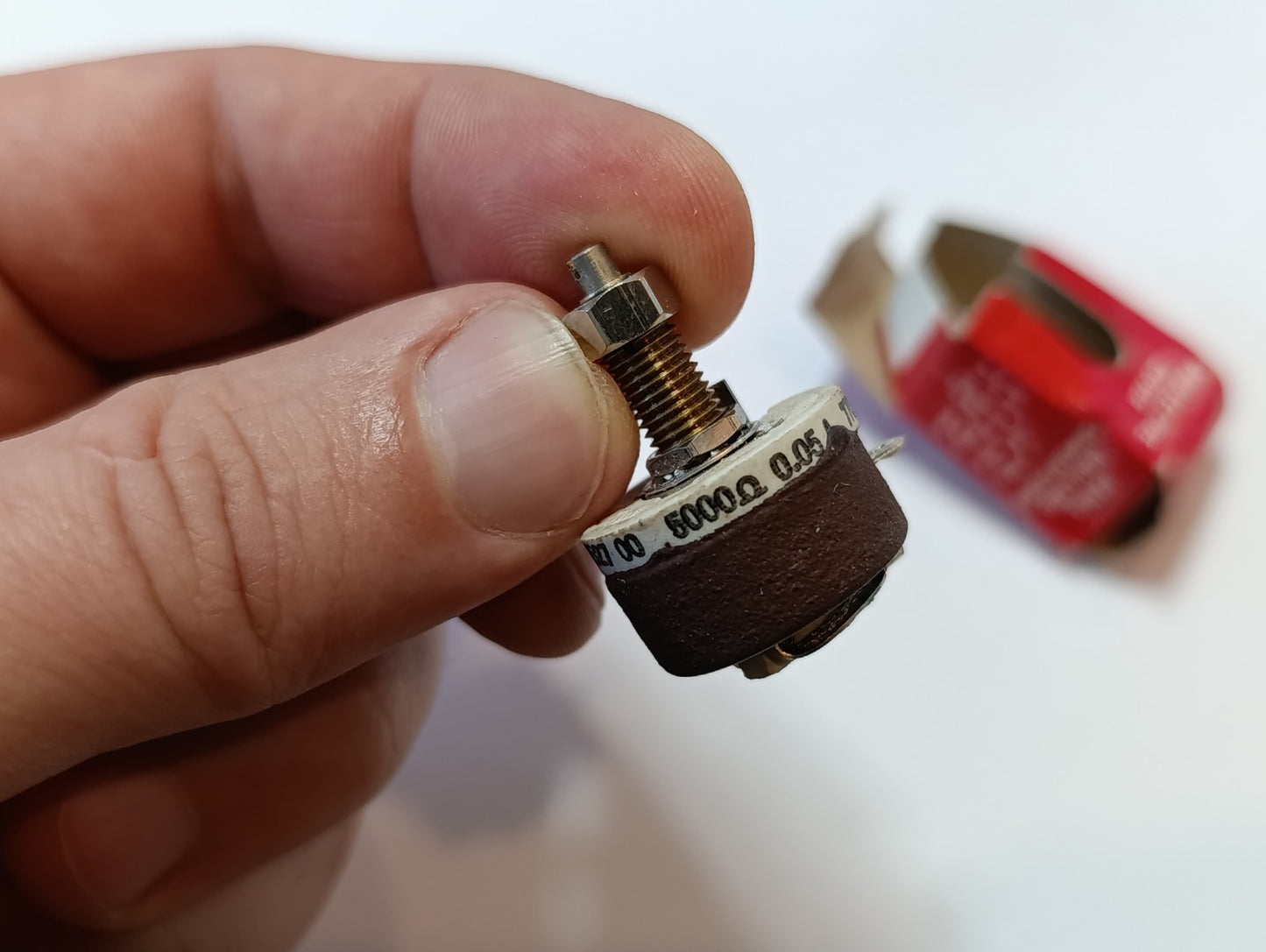 New Ohmite 0123 Model E Rheostat Wirewound Resistor 12-1/2W 5000ohm 0.05A