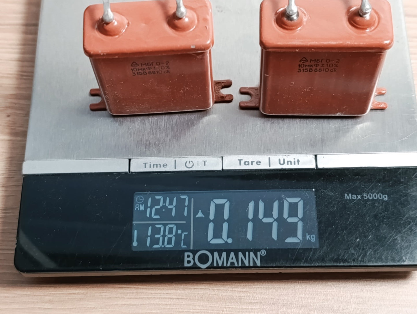 2Pcs. 10uF 315 V RUSSIAN PAPER IN OIL PIO AUDIO CAPACITORS MBGO-2 МБГO-2 NEW