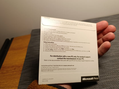 Microsoft Windows 98 Starts Here Press PC CD Rom Disc ( CD ONLY) CD 1897