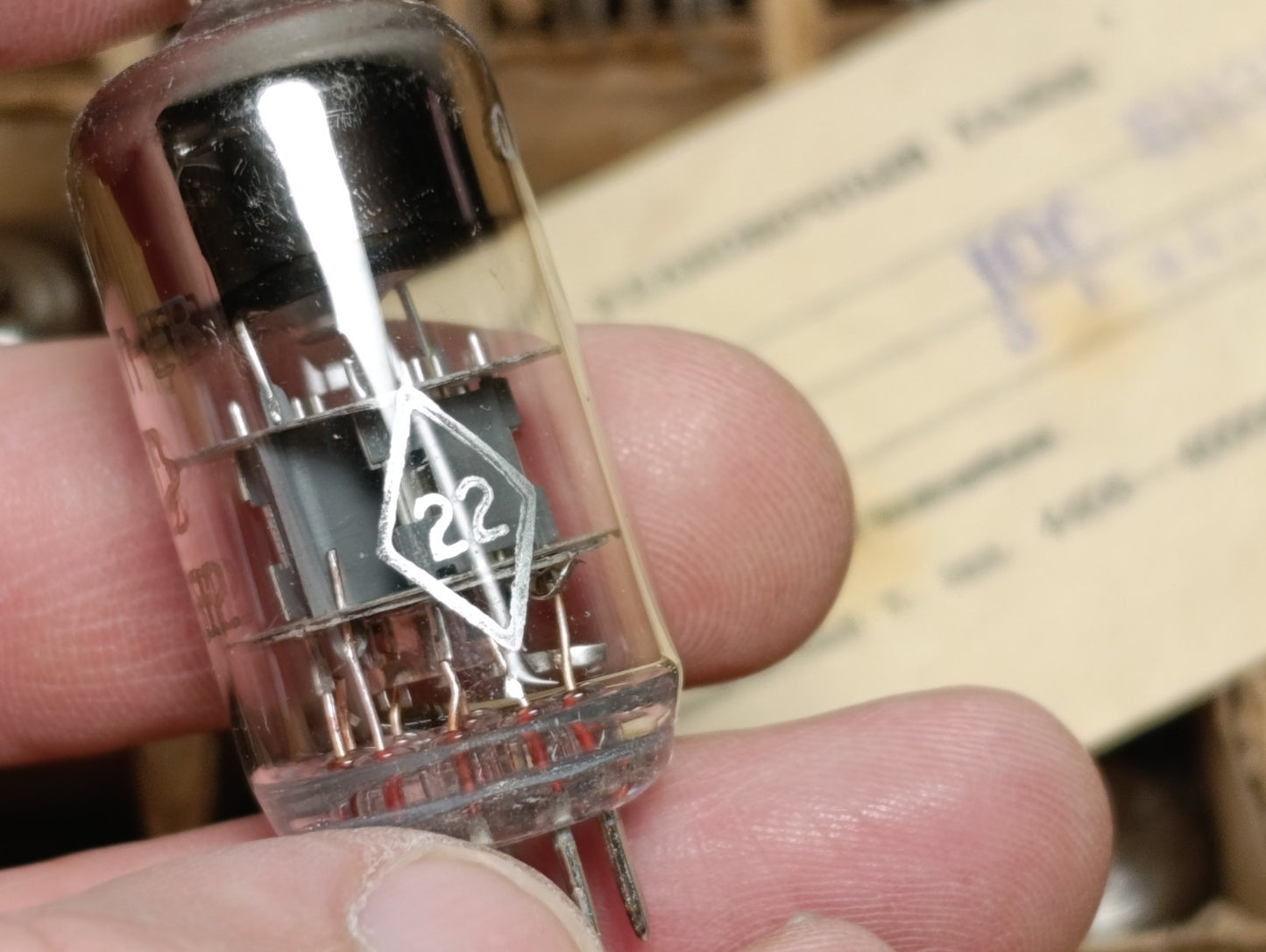 4 PCS 6N3P-EV 6Н3П-EB (2C51/6385/ECC42) NEW NOS VACUUM TUBES 80s same date