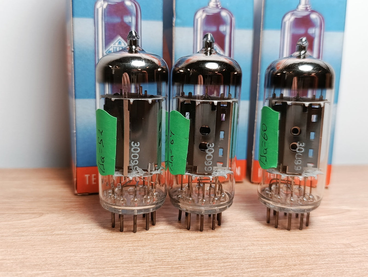 3Pcs LOT. PL508 Telefunken TFK NOS & NIB Vintage Tube Original Box Same Date