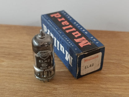 MULLARD EL42 D-GETTER Blackburn Valve Tube NOS NIB (1 Piece.)