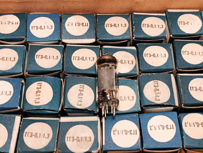 4 pcs. LOT TG3-0.1/1.3 Tubes Tubes TG3-0.1/1.3 Thyratron NOS with BOXES