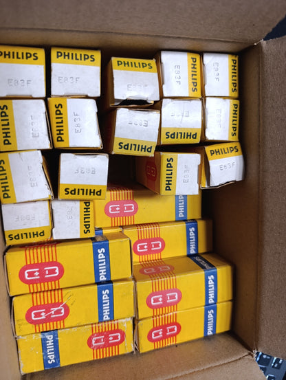 2 Pieces SQ E83F Philips Special Quality Gold Pins NOS Valve Tube NIB Heerlen