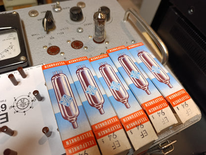 TESTED 1Pcs. EF94 Telefunken print 6AU6 tube NO diamond NIB NOS