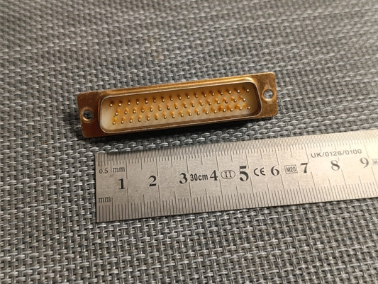 CINCH DD-50P CONNECTOR 50 Pin USA made USED d-sub