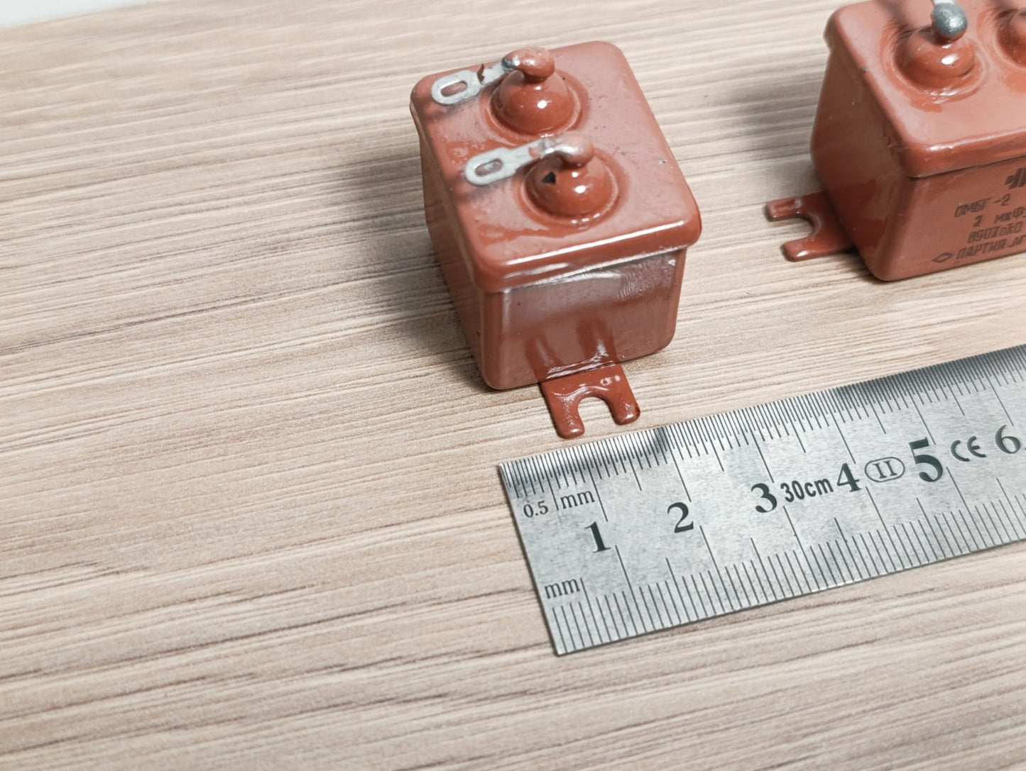 OMBG-1 2uF 200V ±10% SOVIET PAPER PIO AUDIO CAPACITORS OTK QTY-4