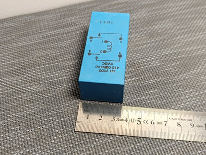 1 PCS. Rockwell Collins SR 7100 Hi Voltage Relay ( 6VDC COIL) USED GOOD