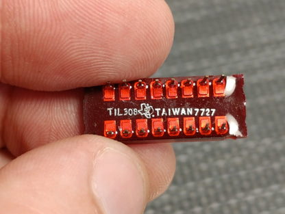 TIL308 NUMERIC DISPLAYS WITH LOG Seven Segment Display Texas Instruments NEW NOS