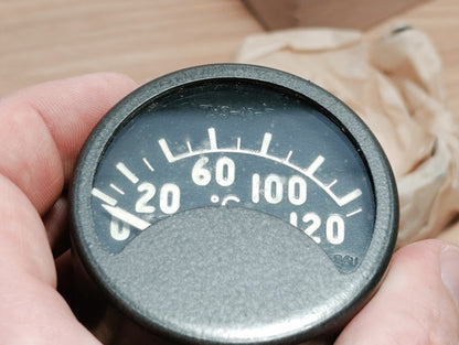 Thermometer with sensor TUZ-48-3 / ТУЗ-48-Т Vintage with box for aviation soviet