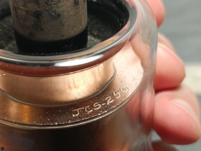 1pcs. 250 pf, 7.5 KV Peak, Jennings JCS-250 Fixed Vacuum Capacitor USED