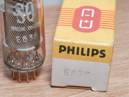 2 Pieces SQ E83F Philips Special Quality Gold Pins NOS Valve Tube NIB Heerlen