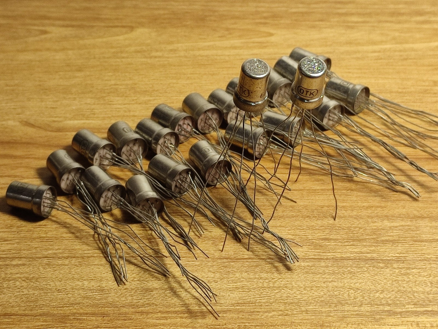 NOS Russian 6S63N Metal-ceramic Low Noise triodes 2 Pcs LOT Tubes 80's Nuvistor