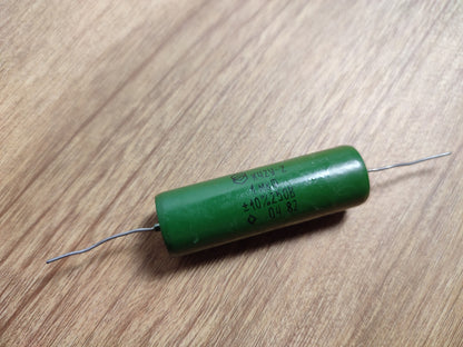 8pcs PIO Capacitor 1uF 250V K42Y-2 Paper in Oil Audio Amp Mil-Spec USSR NOS