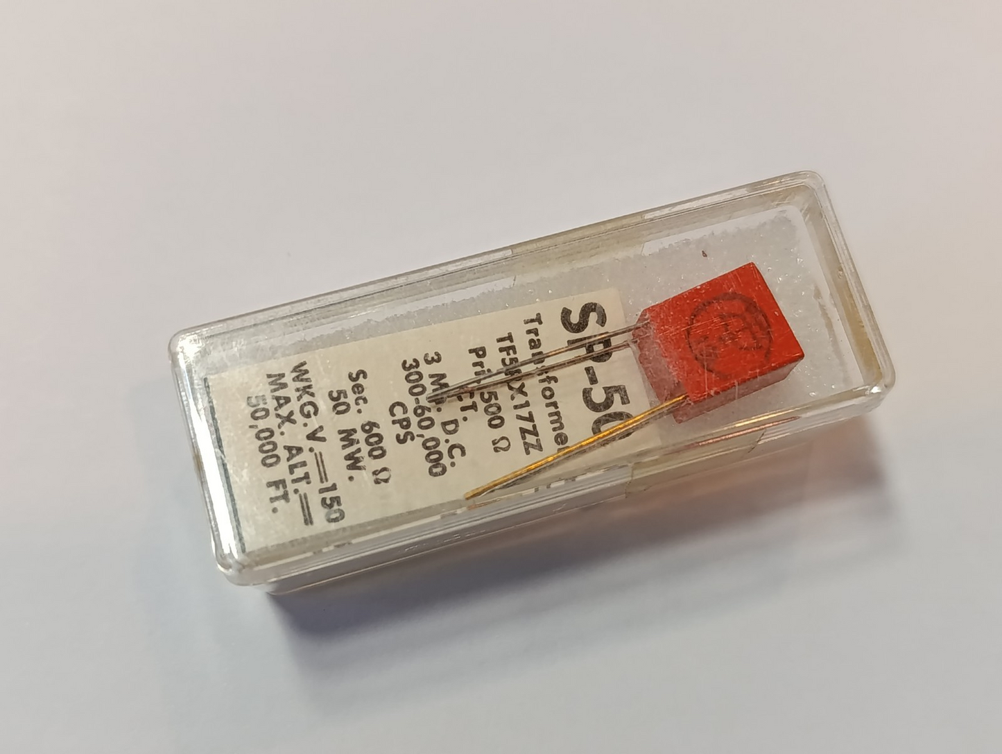 Triad Miniature Transformers SP-50 SP50 Output TF5RX17ZZ 500OHM PRIMARY NEW NOS