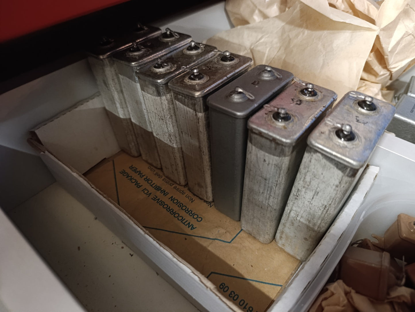1pcs. 4uF 500V Metal-Paper Capacitors MBGCh-1 / МБГЧ-1 USSR NEW. MILITARY
