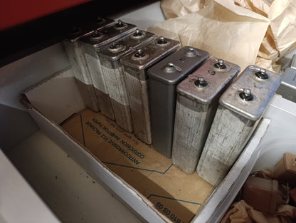 1pcs. 4uF 500V Metal-Paper Capacitors MBGCh-1 / МБГЧ-1 USSR NEW. MILITARY