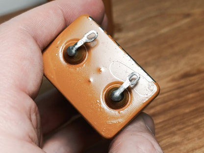 20 uF 160 V  PAIR RUSSIAN PAPER IN OIL PIO AUDIO CAPACITORS MBGO-2 МБГO-2 (PAIR)