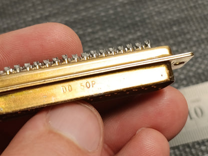 CINCH DD-50P CONNECTOR 50 Pin USA made USED d-sub