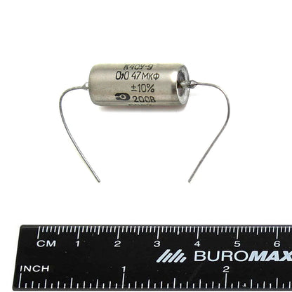 4pcs K40Y-9 0.047uF .047uF 200V PIO Capacitors Paper in Oil - Audio Amp - USSR