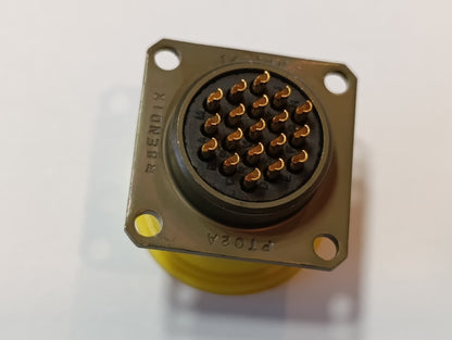 Amphenol Bendix PT02A-14-19P Circular MIL spec connector gold pin NEW