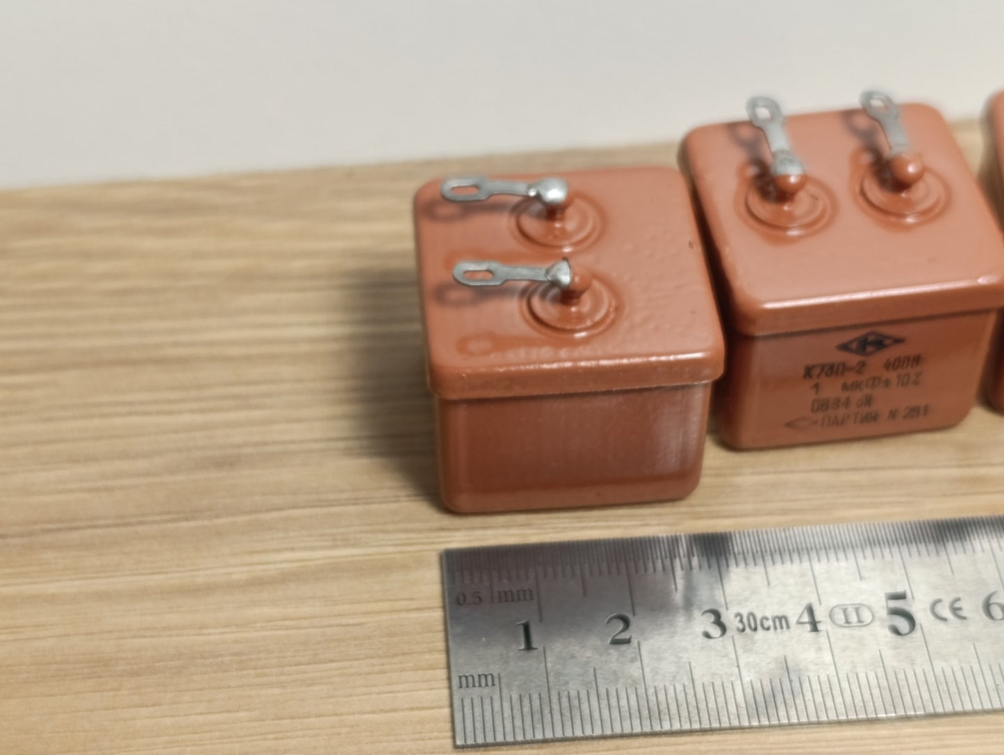4Pcs. AUDIO CAPACITOR K73P-2 400V 1uF 10% NOS PETP USSR NOS