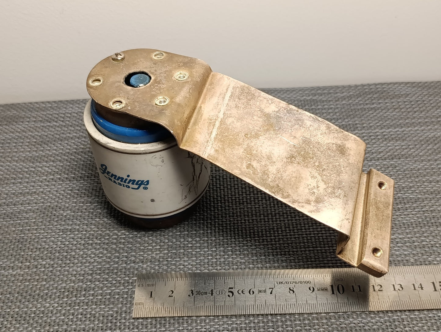 (Silver Plate ONLY) for Jennings CFEA-150 CFEA 150 Fixed Vacuum  Capacitor USED