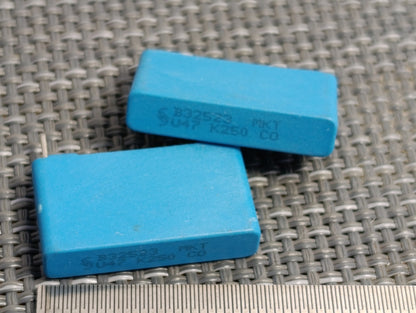 Siemens B32523-N3474-K Capacitors, 0.47uF, 250V (2pcs.)  NOS NEW