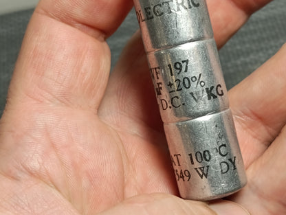 1pcs. DUOLECTRIC WF 197 CAPACITOR 1UF 600V NOS /NEW