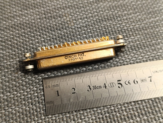 CINCH DDF-50S CONNECTOR 50 Pin USA made USED d-sub