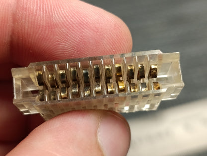 Studer Contact 11 golden Pin 12-212-001 MALE CONNECTOR Lot Of 2pcs. NEW/NOS