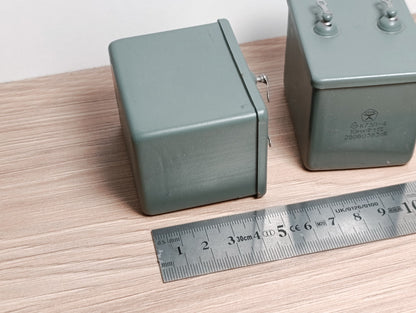 K73P-4 10mF +-1% 250V К73П-4 PIO Paper in Oil Soviet Capacitor High Grade (PAIR)