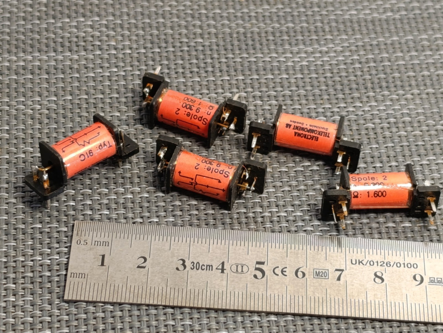 5pcs lot. Relay never used NEW NOS 5 pin Electrona Component AB Typ 91c