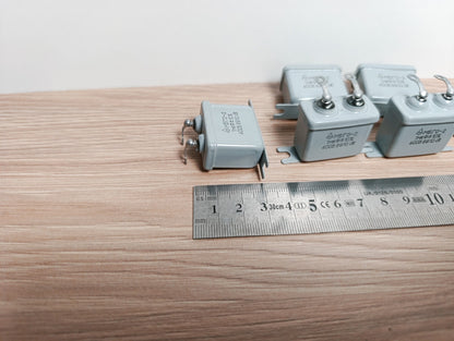 6Pcs. 1uF 400 V RUSSIAN PAPER IN OIL PIO AUDIO CAPACITORS MBGO-2 МБГO-2 NEW