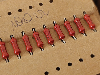200Pcs. LOT NOS/ NEW 100 Ohm 0.5W 5% MLT resistor Russian military grade